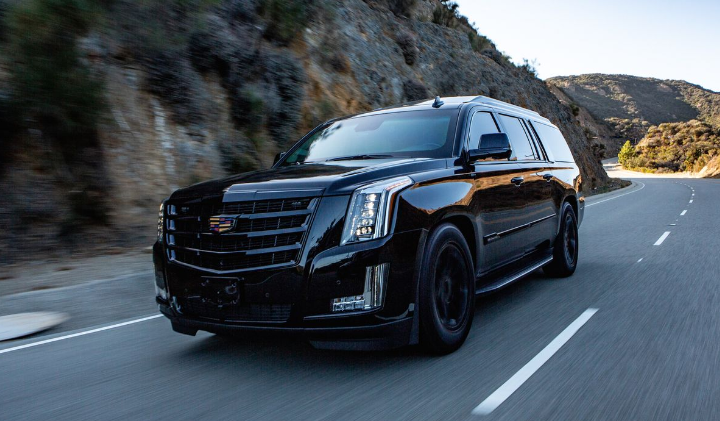 Armored Cadillac Escalade ESV is a very special armored vehicle.
